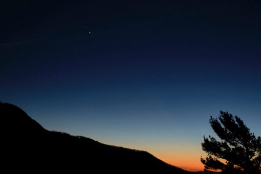 Saturn and Jupiter Conjunction