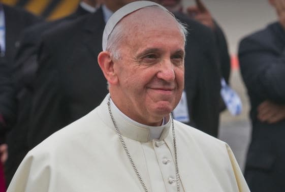 papa Papa Francisco sorrindo