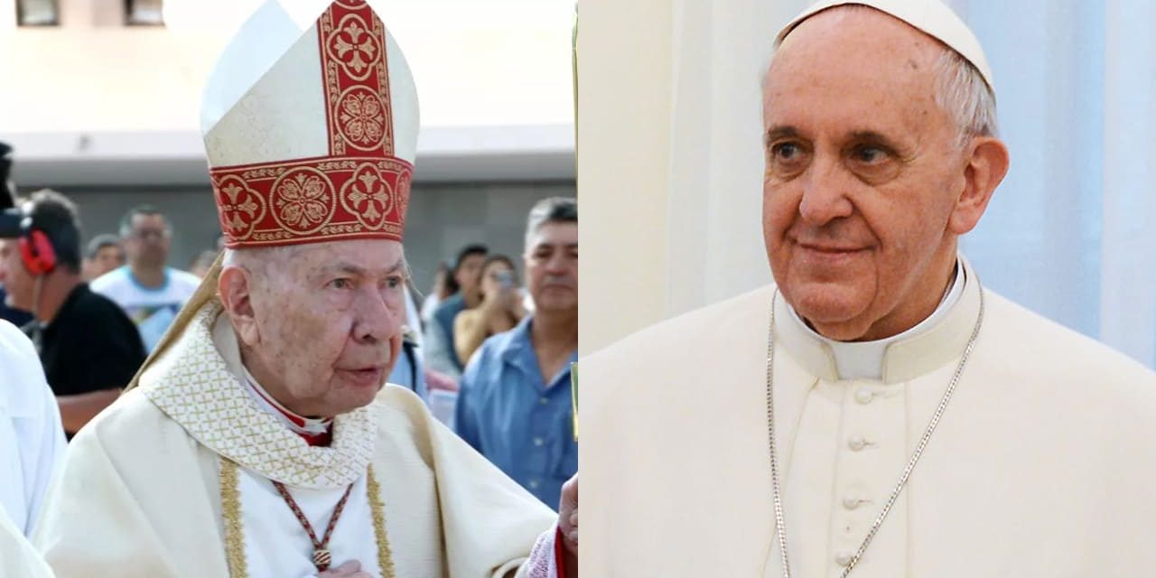 Cardeal José Freire Falcão e Papa Francisco