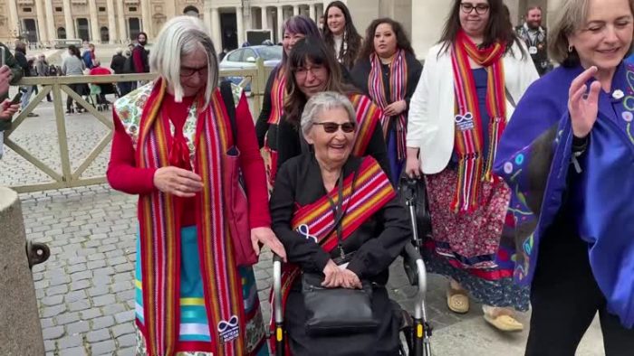 ‘We are celebrating our resilience’- delegates from Canada’s First Nations after meeting Pope