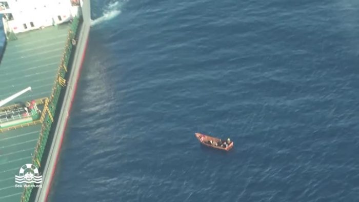 Sea-Watch plane spots survivors of migrant shipwreck in central Mediterranean