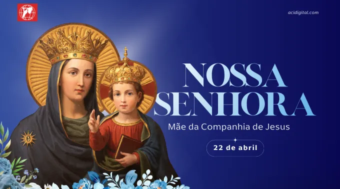 Hoje é celebrada a Nossa Senhora, Mãe da Companhia de Jesus